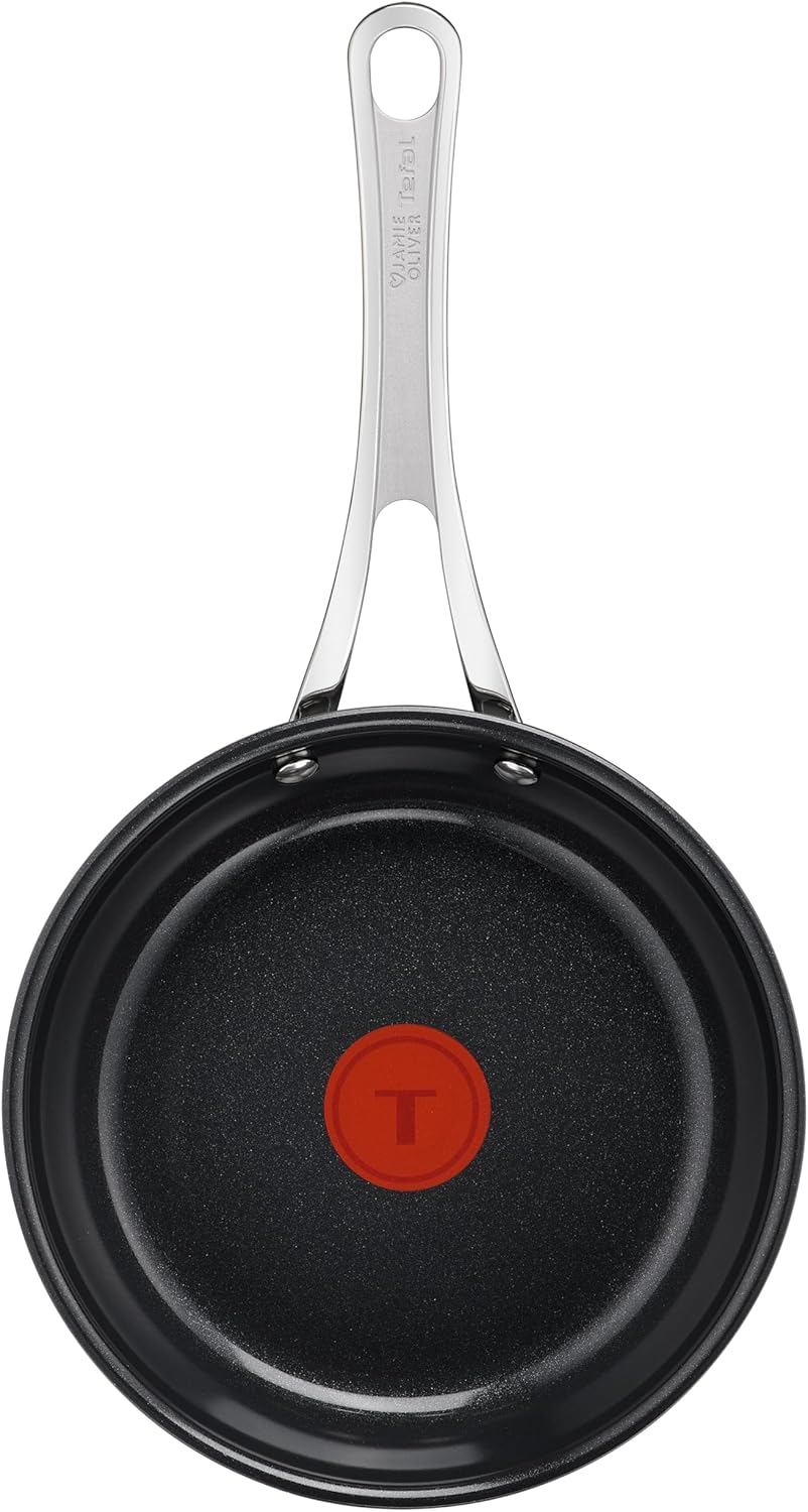 Jamie Oliver by TEFAL Classic Cook Bratpfanne 20 cm, inkl. Pfannenschoner, antihaftbeschichtete Kera