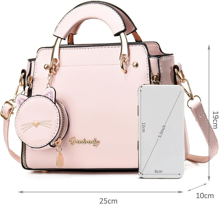 NICOLE & DORIS Frauen Umhängetasche Klein Tasche Mode Handtaschen Damen Kuriertaschen Handytasche Mä