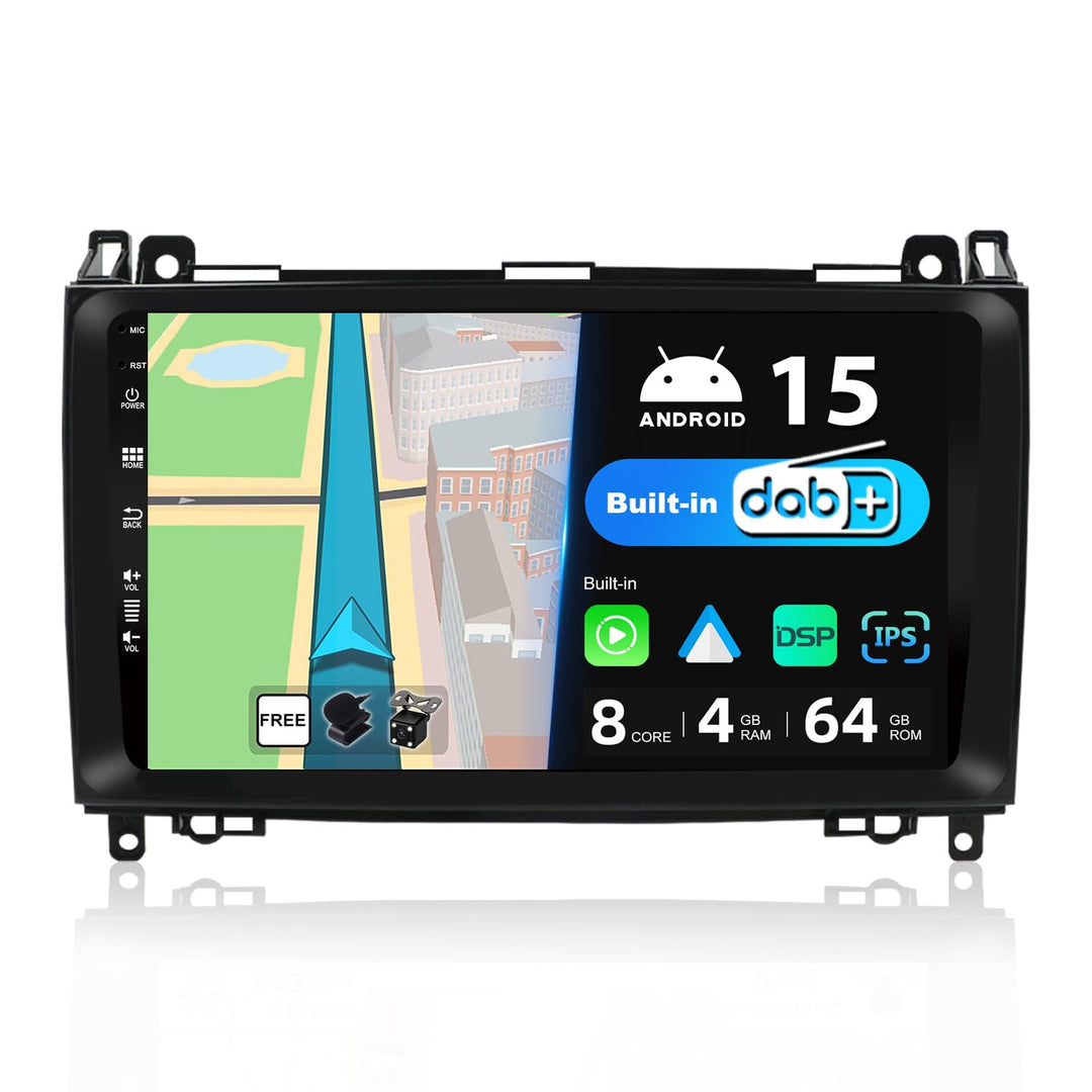 [Eingebaut DAB] Autoradio für Benz W169 W245 B160 B170 B180 B200 W639 Vito Viano W906 Sprinter - Car