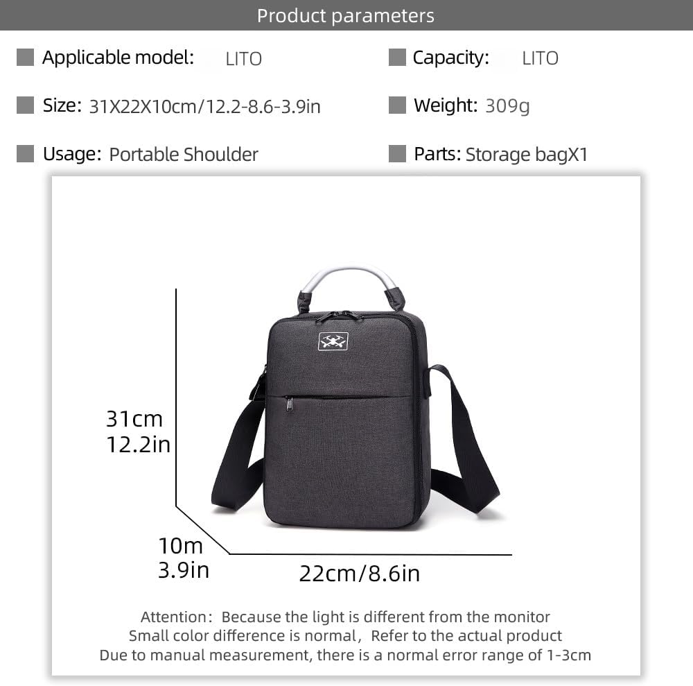 Tragetasche für DJI Lito X1 / Lito 1, tragbare Reise-Schutzhülle mit Schultergurt, Aufbewahrungstasc