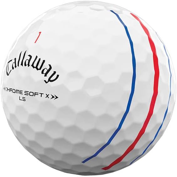 Callaway Golf 2022 Chrome Soft X LS Golfbälle TripleTrack Weiss, TripleTrack Weiss