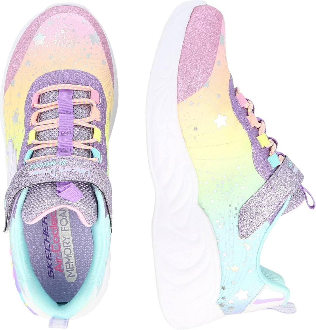 Skechers Mädchen Unicorn Dreams Sneaker 21 EU Purple Textile Multi Trim, 21 EU Purple Textile Multi