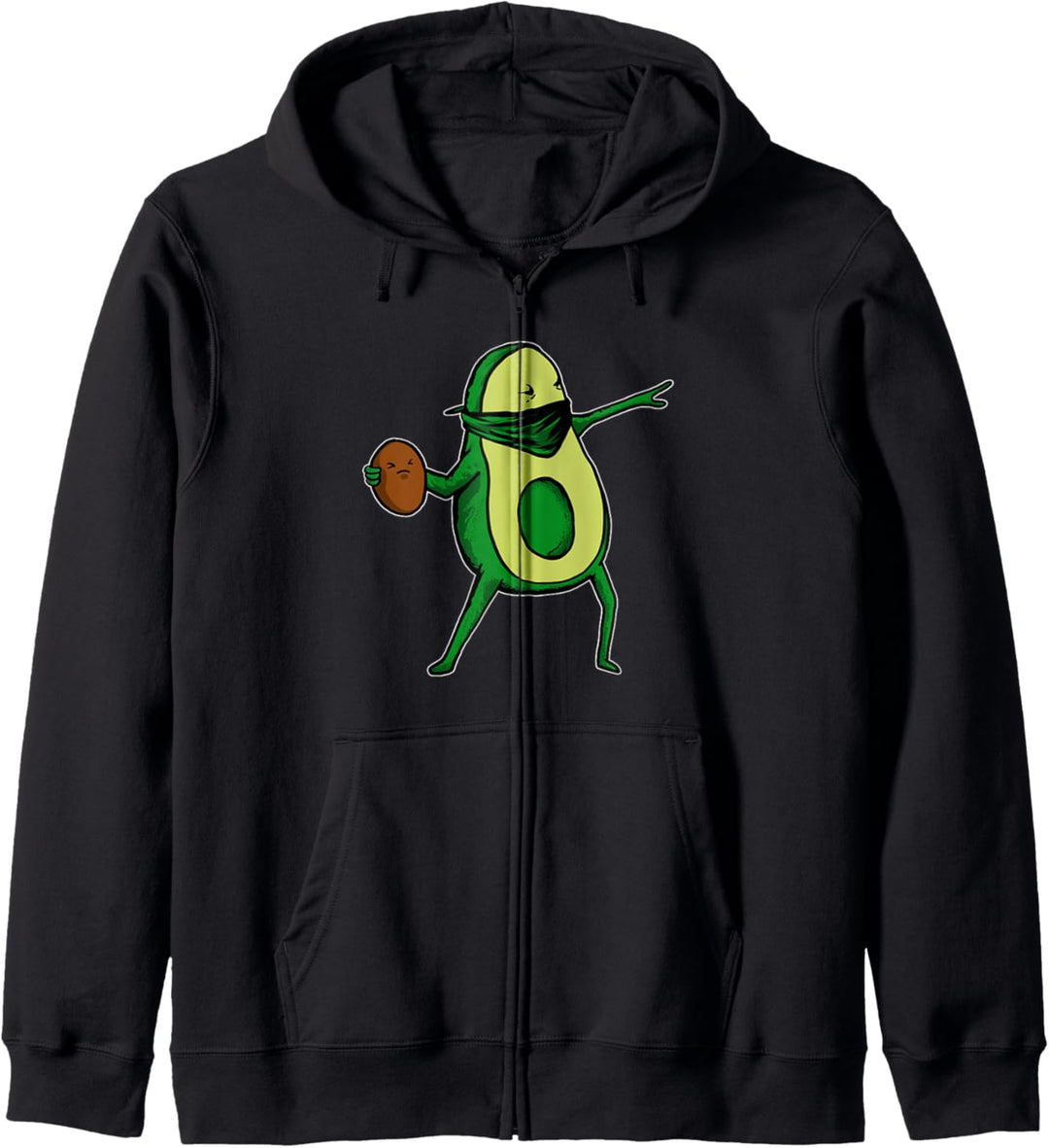 Avocado Bansky Kern Geschenk Kapuzenjacke