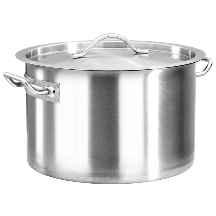 vidaXL Suppentopf mit 2 Griffen Kochtopf Universaltopf Induktion Topf Spaghettitopf Induktionstopf G