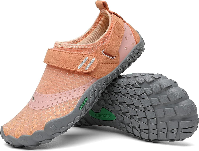 SAGUARO Damen Herren Barfussschuhe Traillaufschuhe Fitnessschuhe mit Weich Dicke Sohle, Schnell Troc