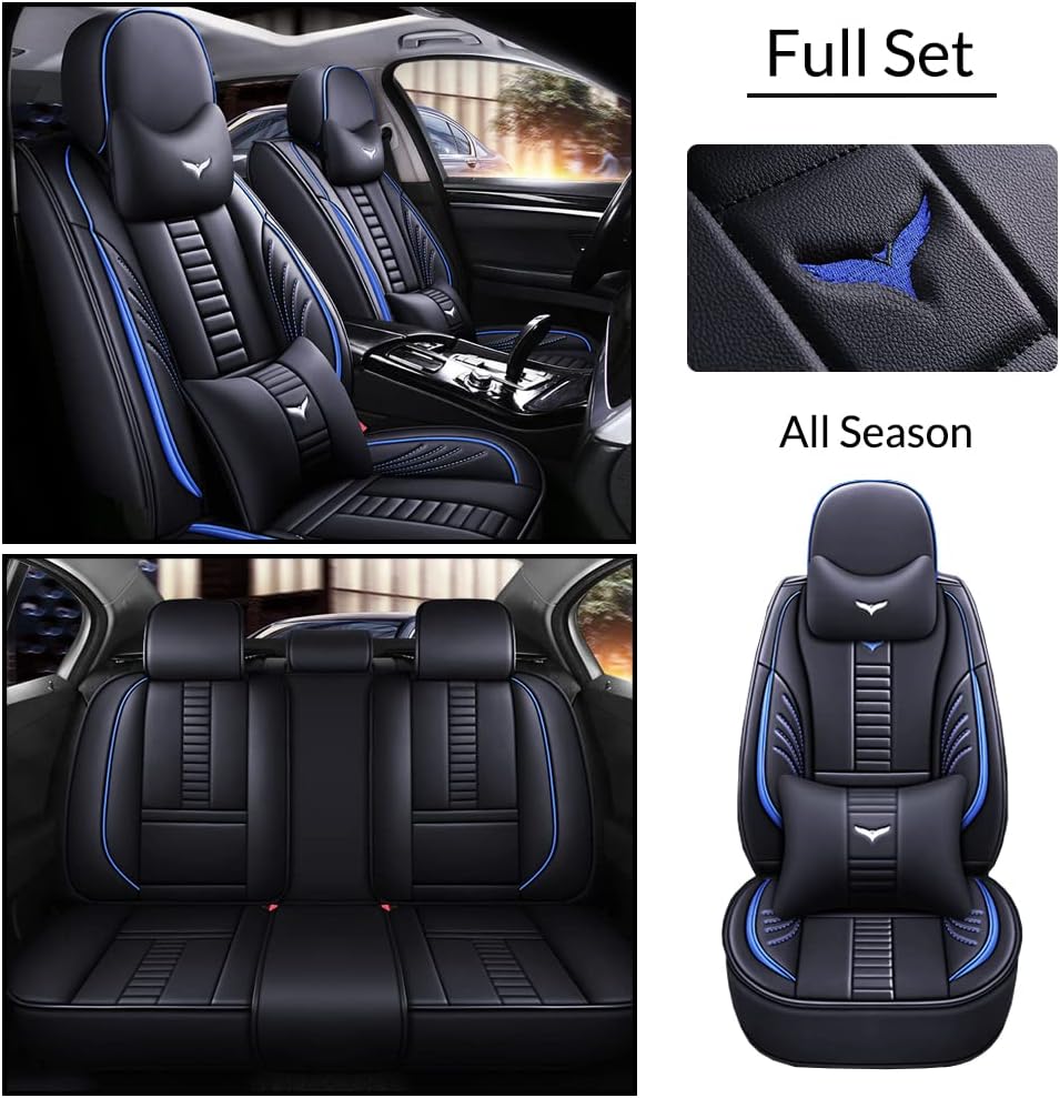 Pengchen Voll Set Auto Sitzbezüge, Autoschonbezug Universal passend für Volvo 2000-2023 95% Modell m