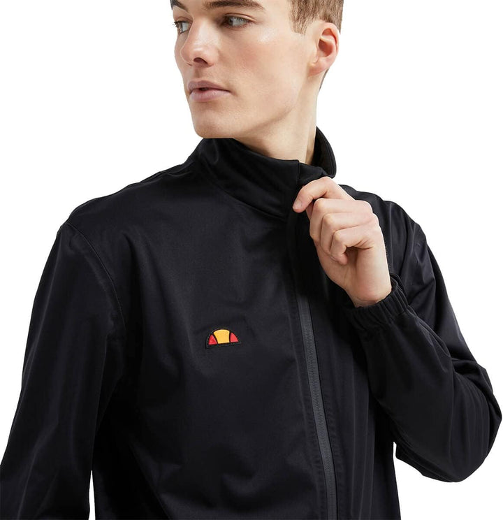 Ellesse Herren Karlia Nähte Verstellbare Manschetten wasserdichte Golfjacke M Schwarz, M Schwarz