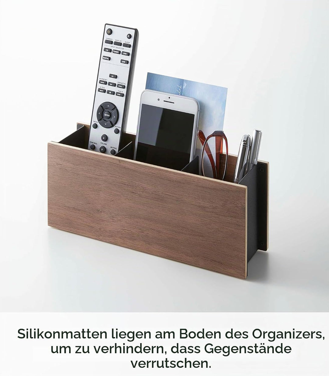 Pen &amp; Remote Rack - Rin - brown Schwarz, Schwarz