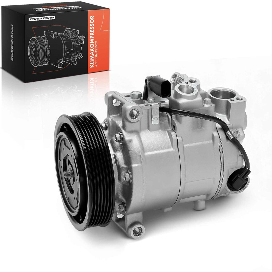 Frankberg Kompressor Klimaanlage Kompatibel mit A4 8K2 B8 3.0L 2007-2015 A4 Avant 8ED B7 3.1L 2005-2