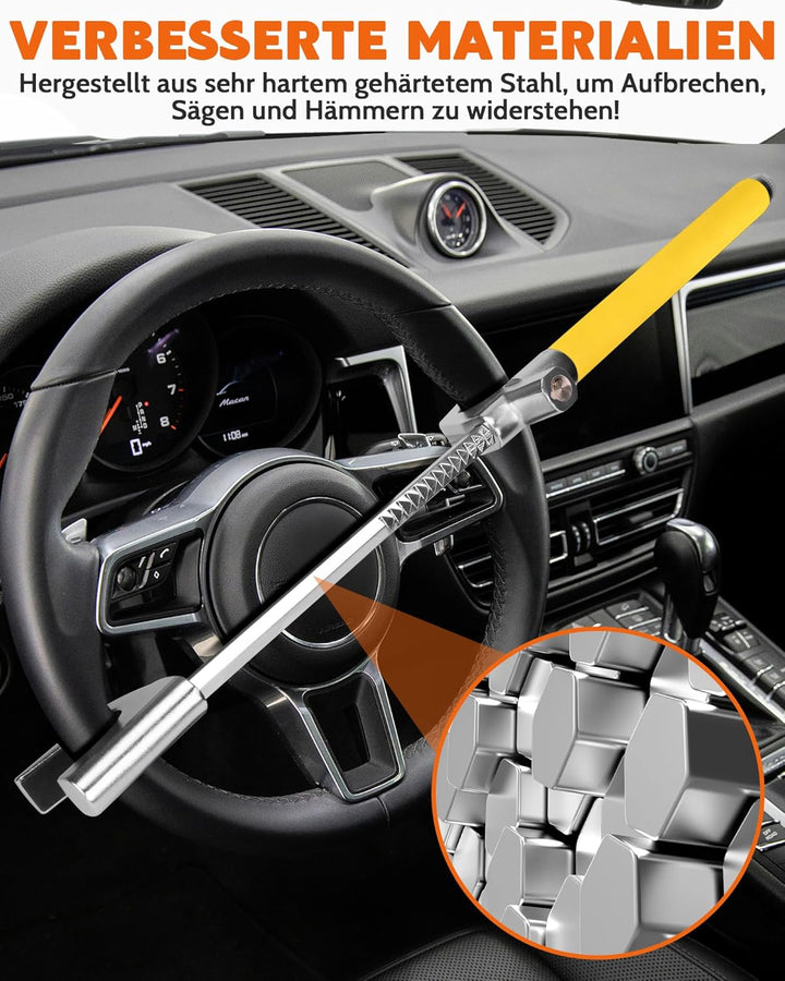 Tevlaphee Lenkradkralle, Lenkradschloss für Auto, Auto Diebstahlsicherung, Lenkradsperre Wohnmobil,