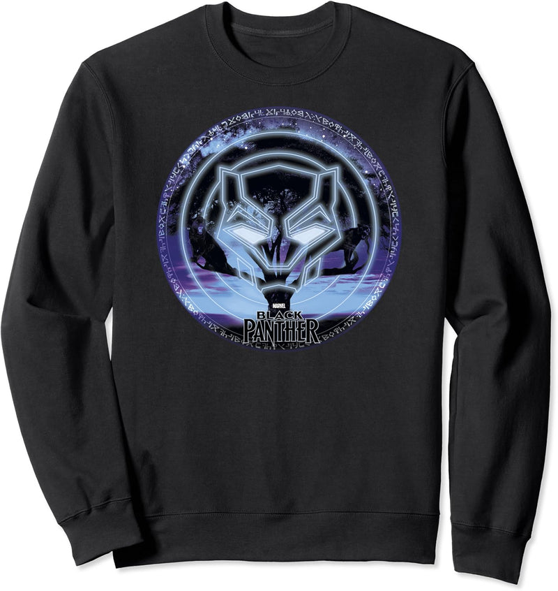 Marvel Black Panther Galaxy Logo Sweatshirt