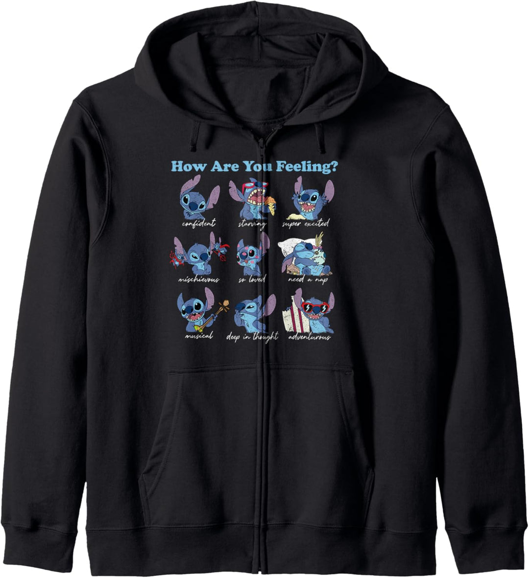 Disney Lilo & Stitch How Are You Feeling Kapuzenjacke