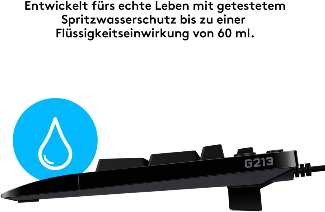 Logitech G213 Prodigy Gaming-Tastatur + Logitech G203 Gaming-Maus, Usb, kompatible mit PC Keyboard +