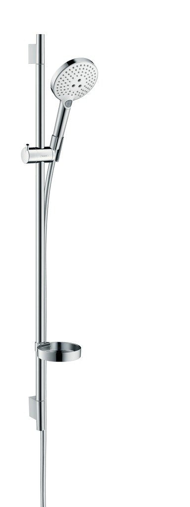 hansgrohe Raindance Select S 120 Duschset 0,90m, 3 Strahlarten, Weiss/Chrom 0,90m Set 3 Strahlarten