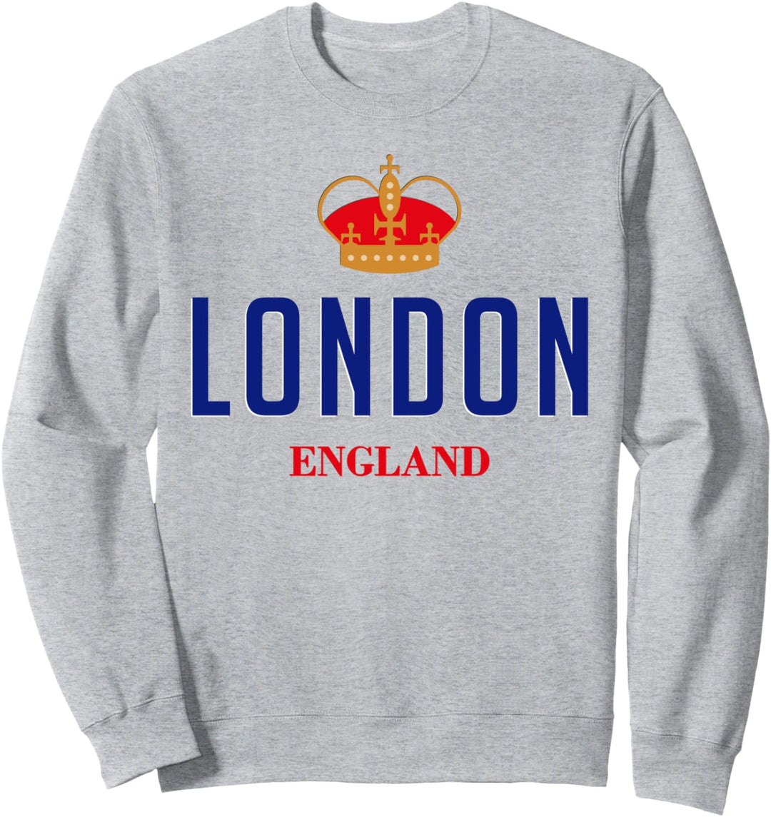 Royal London England Crown, London Wait For Me Travel London Sweatshirt