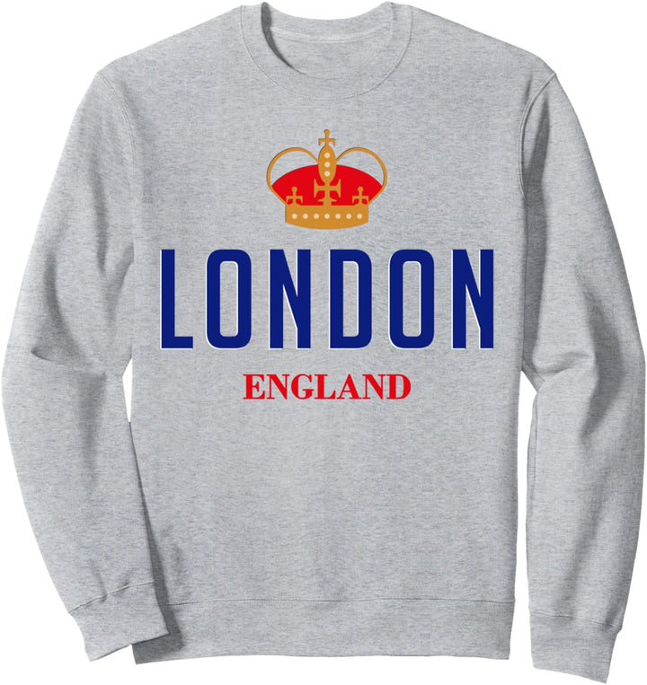 Royal London England Crown, London Wait For Me Travel London Sweatshirt