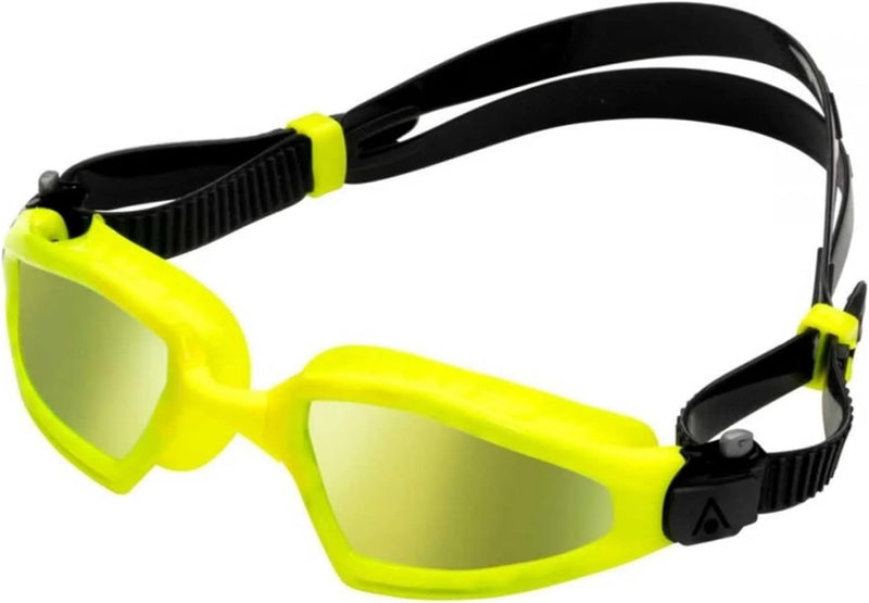 Aquasphere Kayenne Pro Titanium Mirror - verspiegelte Schwimmbrille, Farbe:neongelb