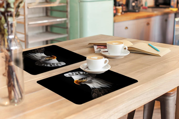 KitchenYeah© Platzsets Abwaschbar 6-Teilig 45x30 cm Tischsets Platzdeckchen Platzset Unterlage Tisch