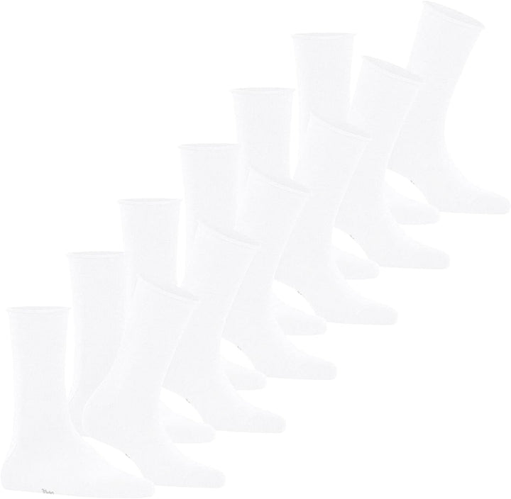 FALKE Damen Happy 6-Pack Socken atmungsaktive Baumwolle verstärkte Damensocken mit druckfreiem Rollb