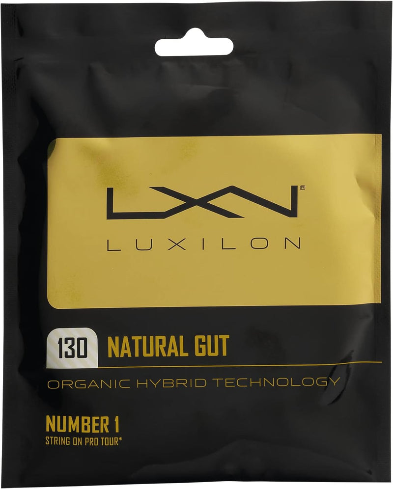 Luxilon Tennissaite Natural Gut 125, Durchmesser: 1,25 mm, Transparent, WRZ949125 130, 130