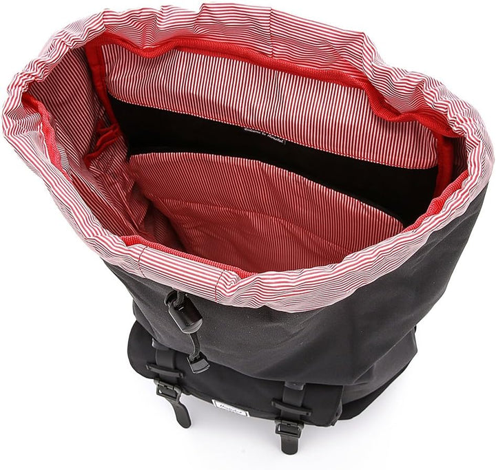 Little America Backpack Black/Black Rubber Backpack, Black/Black Rubber Backpack