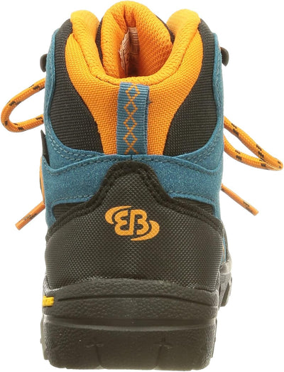 Brütting Unisex Kinder Mount Shasta Kids Hi Trekking-& Wanderstiefel 30 EU Petrol Schwarz Orange, 30