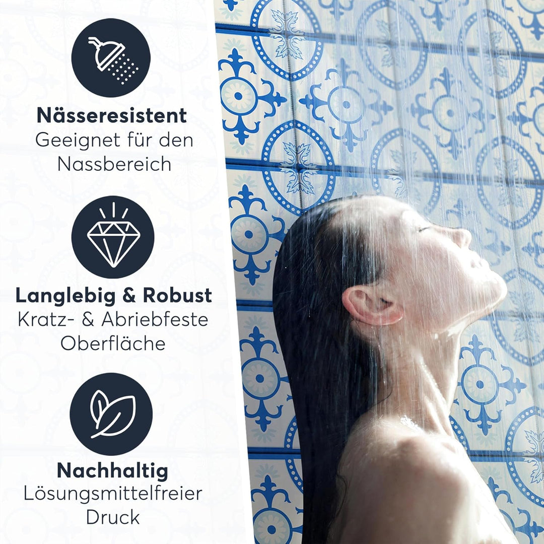 CREATISTO Mosaik Klebefliesen Stickerfliesen Fliesenfolie - Aufkleber Folie für Fliesen I Stickerfli