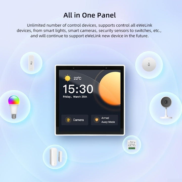 Smart Home Control Panel, Smart Scene Wandschalter, Smart Life integriertes Bedienfeld unterstützt b