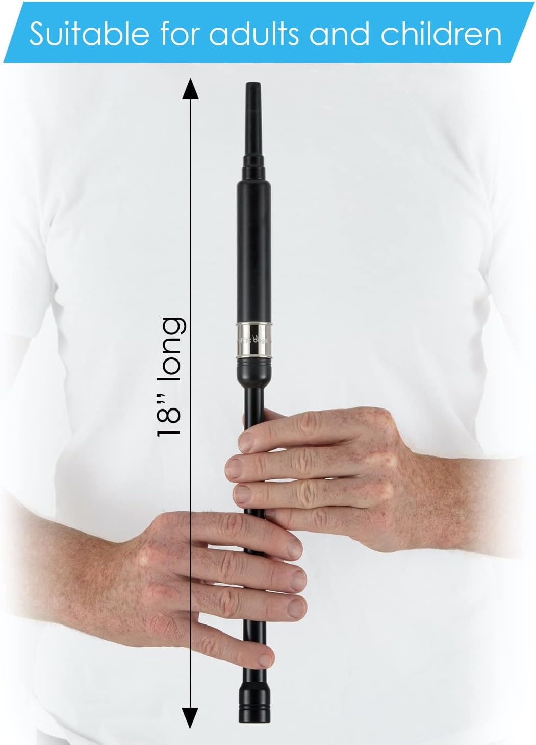 Barefoot Dudelsack Übungssack Chanter Standardlänge 45,7 cm Inklusive brauner Tragetasche. 2 Quality