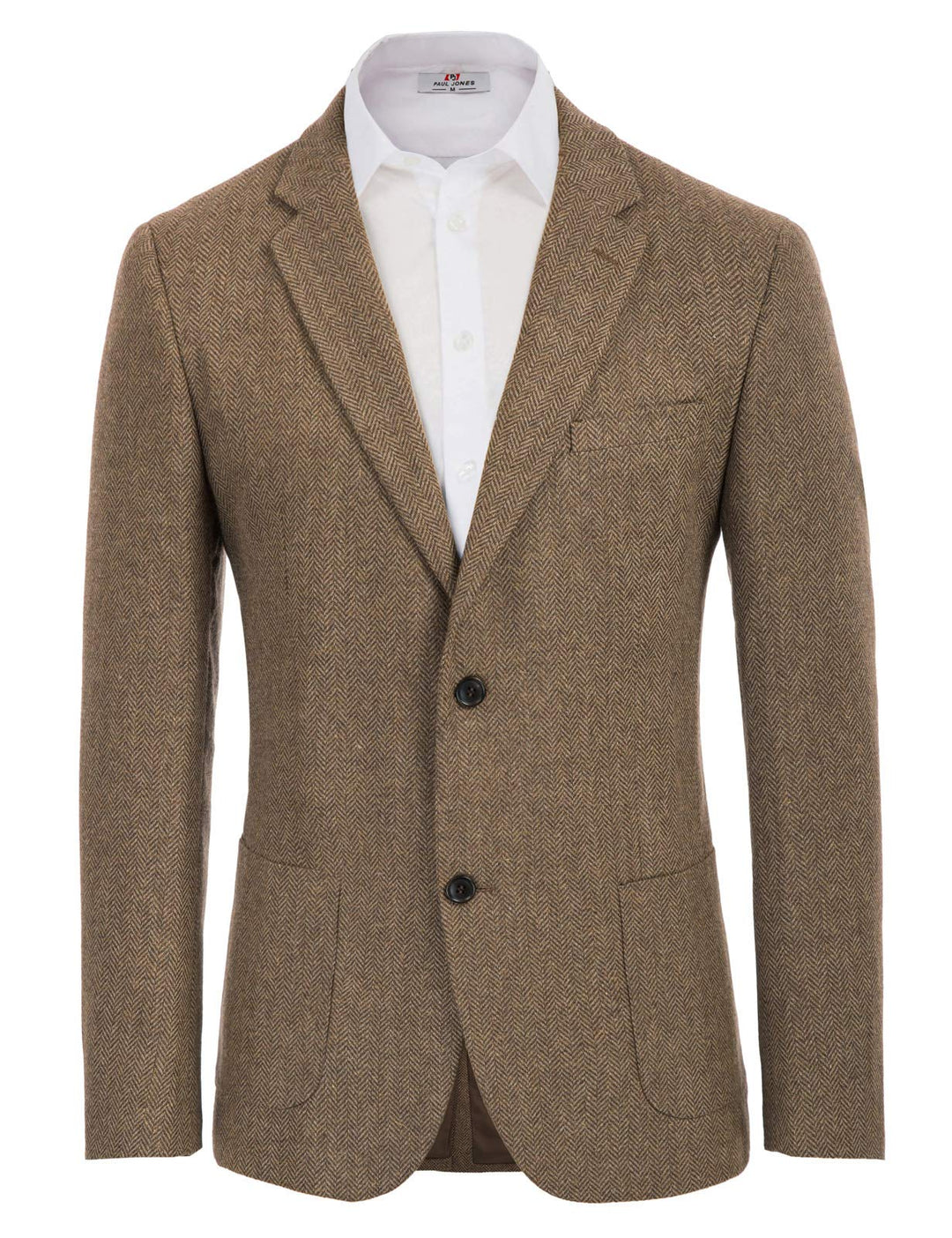 PJ PAUL JONES Sakko Herren Harris Tweed British Blazer 2 Knöpfe Vintage Anzugsjacke Business Jackett