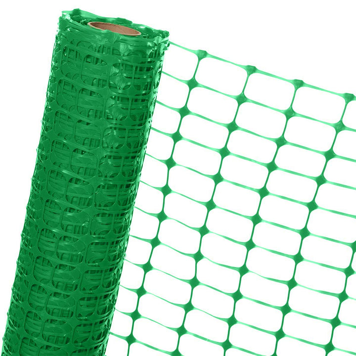 HaGa® Absperrzaun 1,2m x 100m - Bauzaun Zaun mit 120g/m² - Baustellenzaun Kunststoffzaun Gartenzaun