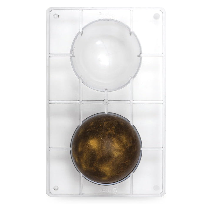 DECORA 0050086 PRALINENFORM HALBKUGEL Ø 100-275X15X22 MM