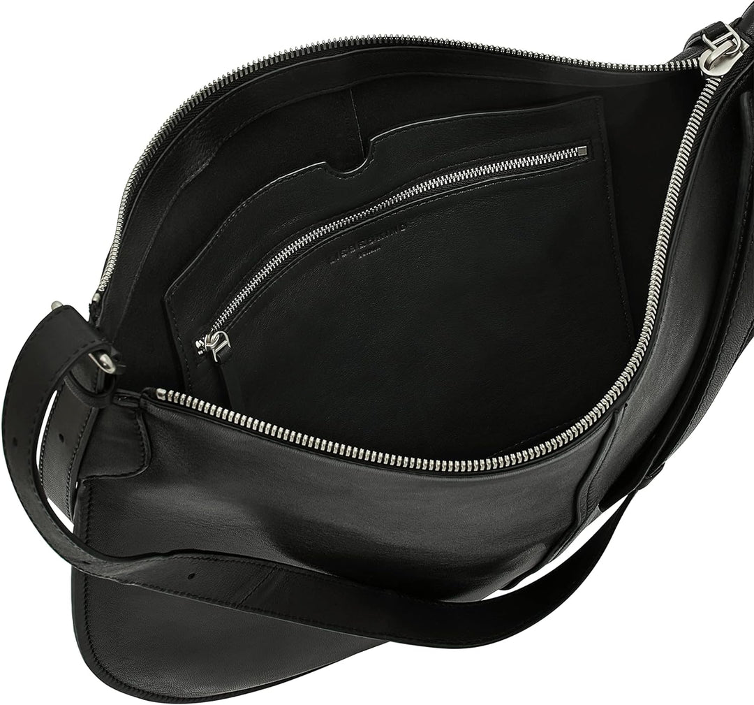 Liebeskind Berlin NAOMI NATURAL SHEEP HOBO Schultertasche, Medium (HxBxT 34.5cm x 43cm x 0.5cm)