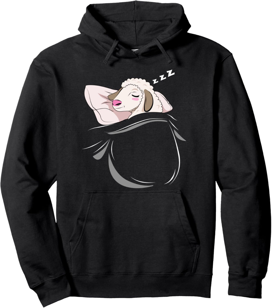 Schlafendes Schaf Schäfchen zählen Schäfer Geschenk Schaf Pullover Hoodie