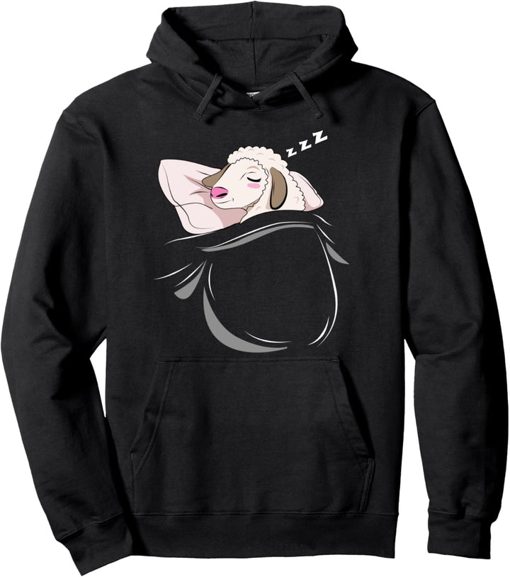 Schlafendes Schaf Schäfchen zählen Schäfer Geschenk Schaf Pullover Hoodie