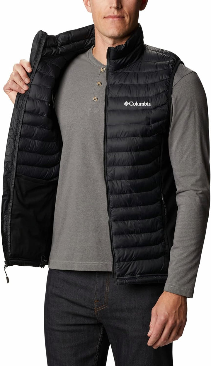 Columbia Herren Powder Pass Vest Steppweste (1er Pack) S Black 010, S Black 010