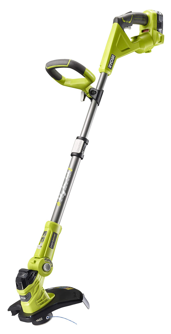 Ryobi Rasentrimmer 18V, Schnittbreite 25-30 cm, mit Zweithandgriff, mit Akku (2,5 Ah) und Ladegerät