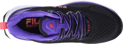 FILA Damen Exowave Race Wmn Laufschuh 39 EU Schmal Black Prism Violet, 39 EU Schmal Black Prism Viol