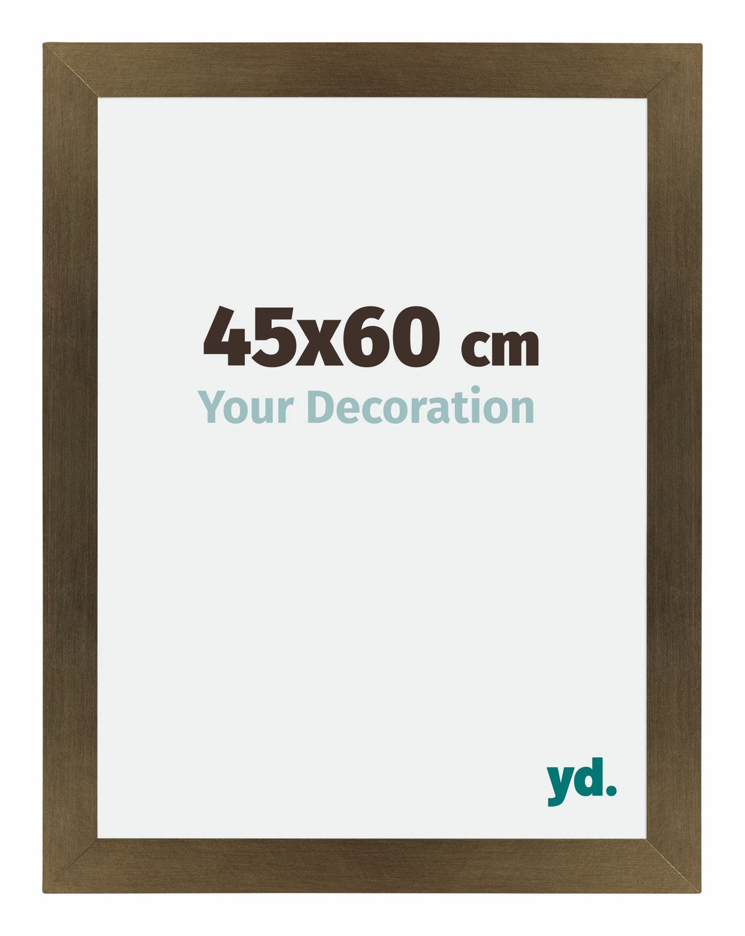 yd. Your Decoration - Bilderrahmen 45x60 cm - Bilderrahmen aus MDF mit Acrylglas - Antireflex - Ausg