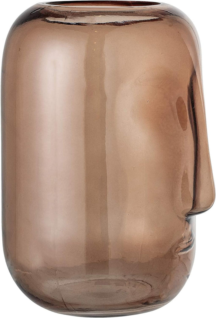 Bloomingville Vase, braun, Glas