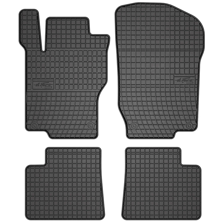 SMK Gummimatten Auto Fussmatte passt für Mercedes ML W164 2005-2011 Verbessern Sie Ihren Reisekomfor