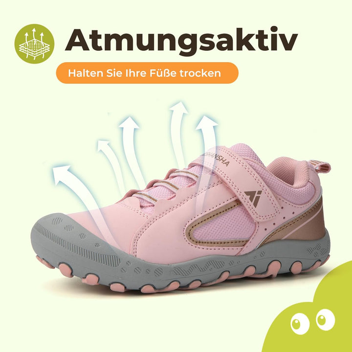 Mishansha Unisex-Kinder Turnschuhe Trekkingschuhe Mädchen Wanderschuhe Outdoor Sportschuhe 24-38, 33