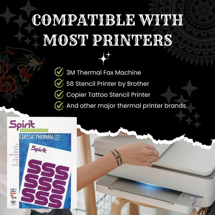 Spirit® Klassisches Thermo-Transferpapier, 21,6 x 27,9 cm, 100 Blatt