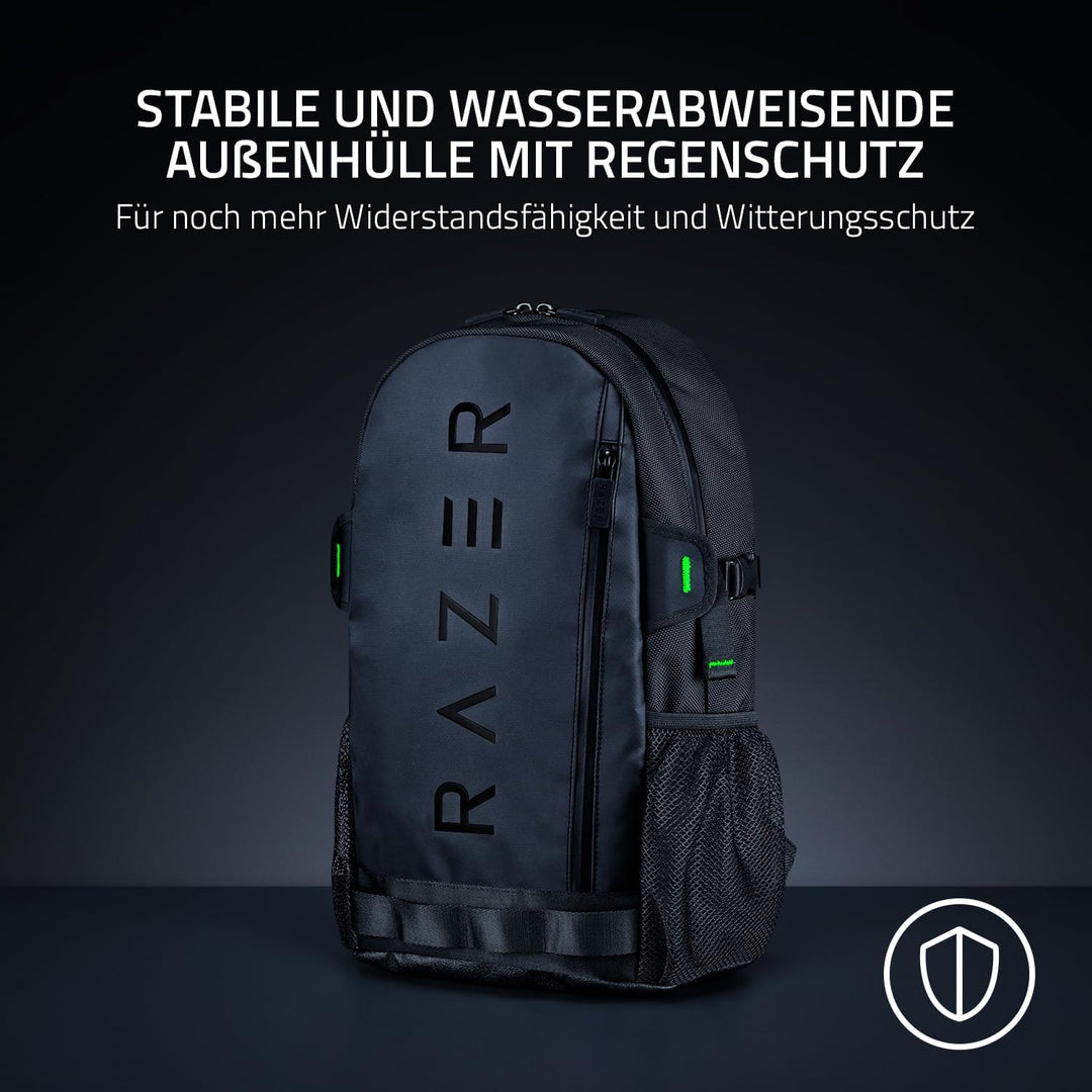 Razer Rogue V3 Backpack (13,3") Black Edition - Kompakter Reise Rucksack (Fach für Laptop bis 13 Zol