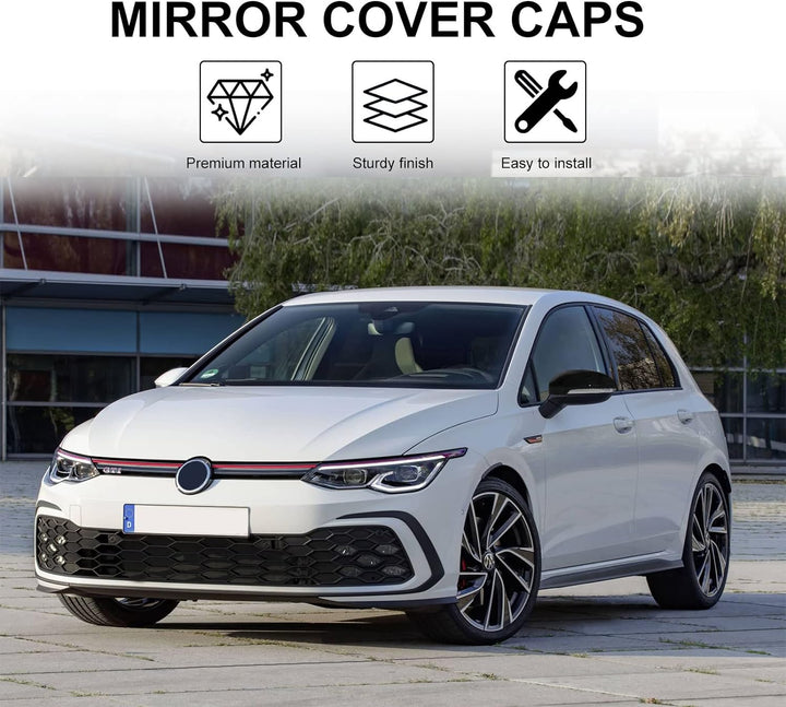 Auto Spiegelkappen, 1 Paar Auto Tür Aussenspiegelkappe Rückspiegelkappe Seitenspiegel Abdeckungen Ko