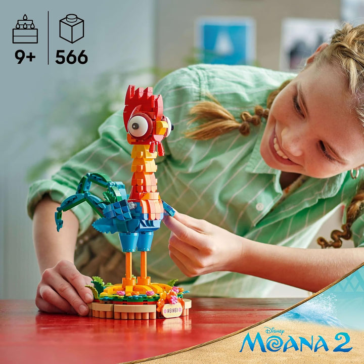 LEGO ǀ Disney Vaiana 2 Heihei - Spielset mit baubarer Tierfigur - Bauspielzeug für Filmfans - Fantas