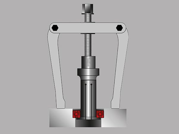 BRILLIANT TOOLS BT631150 Grundloch-Innenlager-Abzieher-Satz | 16- tlg. [Powered by KS TOOLS]