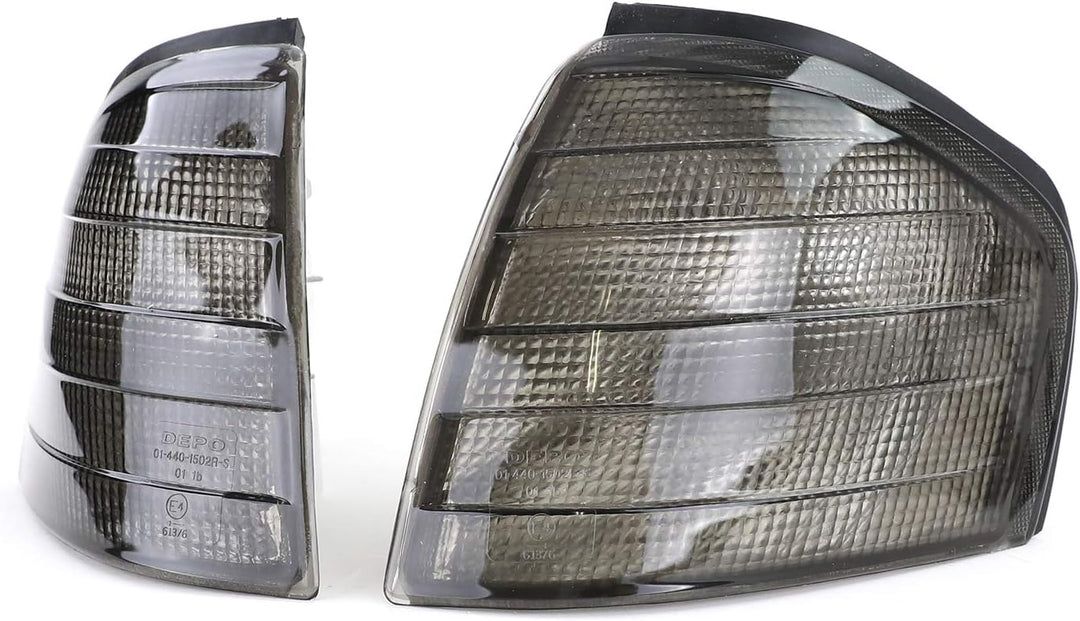 Carparts-Online Blinker schwarz smoke Paar für Mercedes C Klasse W202 93-00