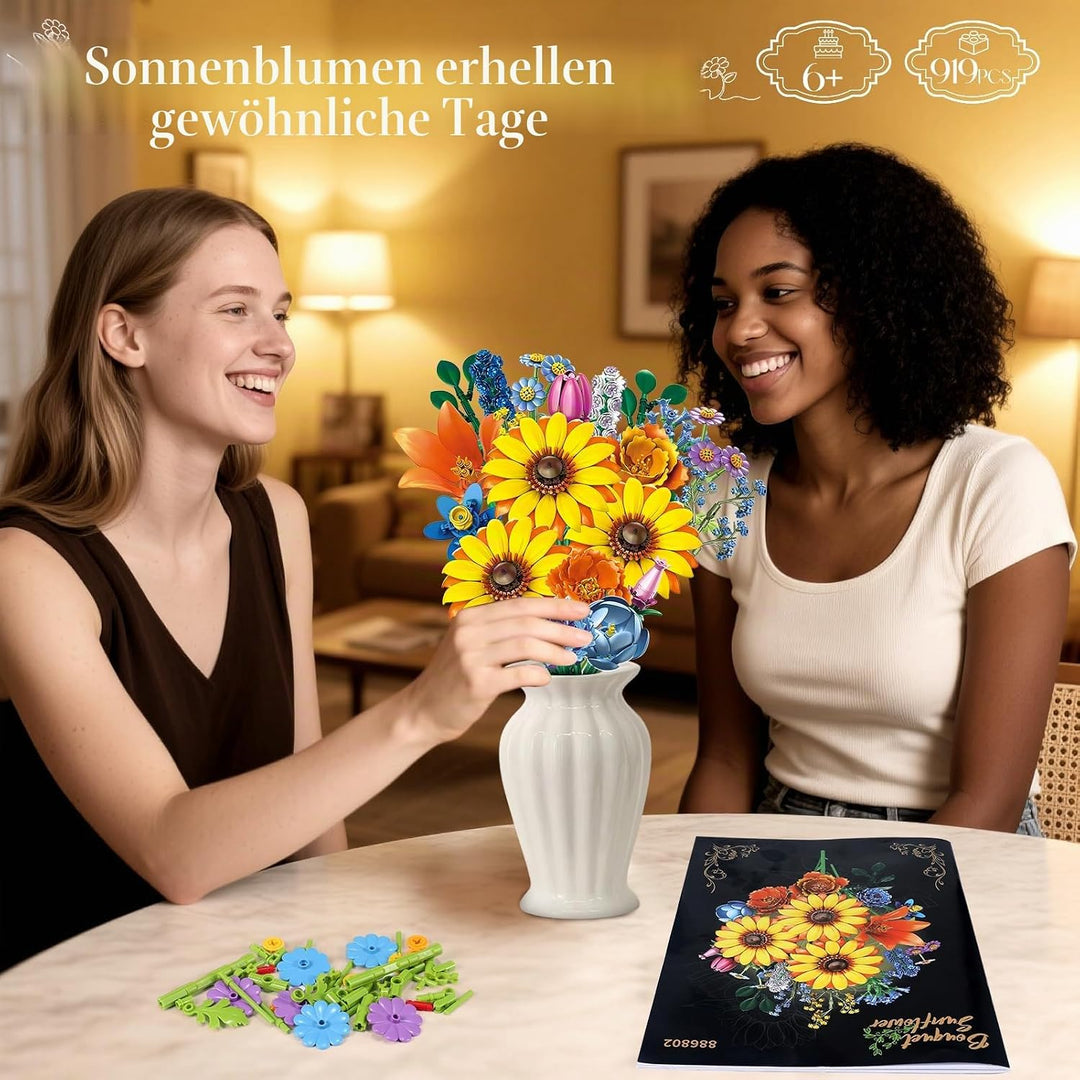 Blumen Bausteine Set für Erwachsene (Sunflower), Sunflower