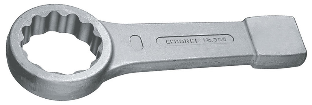 GEDORE Schlag-Ringschlüssel 100 mm, Hochpräzise Schlüsselweite, Robust für Industrie & Handwerk, Mad